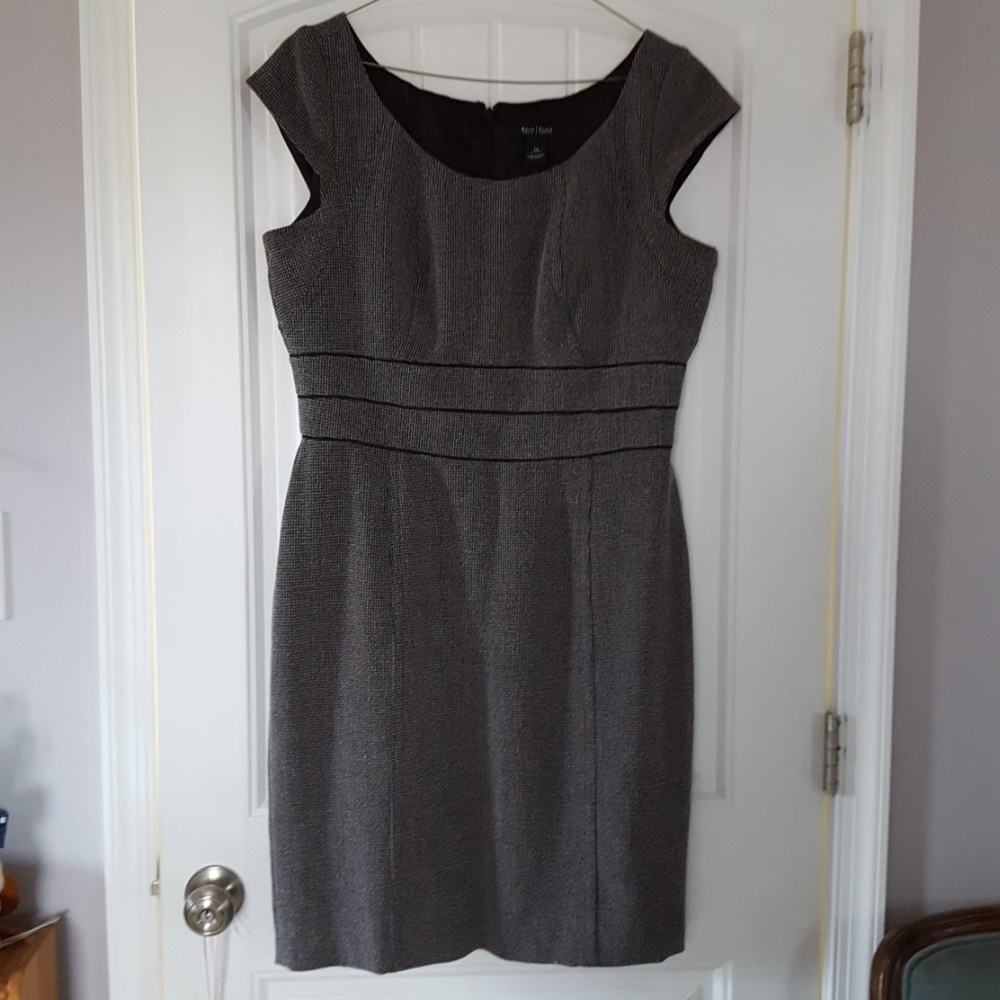 White House Black Market houndstooth dress